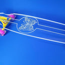 Clear Longboard Skateboard - Transparent Acrylic Long Boards with Light-Up LED Wheels for Smooth Rides - Ride The Streets in Style with Longboard Built for Beginners & Pros Alike by TinyTreasures Baby Boutique