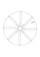 72" Bankston Integrated Led Indoor Nickel Standard Ceiling Fan with Remote Control And Light Kit Included