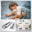 72" Bathroom Vanity Set With Ceramic Sinks And MDF Drawer Cabinets (SAK71852)