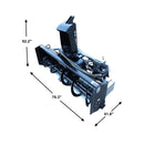 72-Inch Heavy-Duty Hydraulic Skid Steer Snow Blower Attachment (SAK59371)