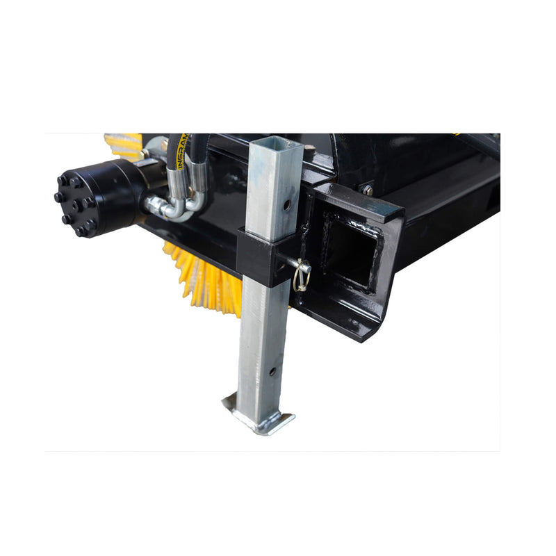 72-Inch Heavy-Duty Skid Steer Hydraulic Rotary Angle Broom Sweeper (SAK97846)