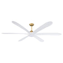72" Jaydn Farmhouse Satin Nickel DC Motor Downrod Mount Reversible Ceiling Fan with Lighting and Remote Control