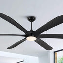 72" Jaydn Farmhouse Satin Nickel DC Motor Downrod Mount Reversible Ceiling Fan with Lighting and Remote Control
