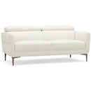 72.5 Inch Modern Fabric Loveseat Sofa Couch with Adjustable Headrest by DirectDeals