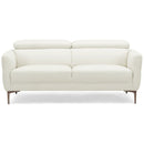 72.5 Inch Modern Fabric Loveseat Sofa Couch with Adjustable Headrest by DirectDeals