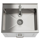 Cardinal - Laundry Cabinet With Faucet And Sink - White