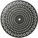 Modern Cast Aluminum 42-in Black Round Patio Counter Height Bar Table