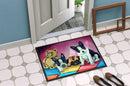 Multiple Breeds Doormat Indoor Outdoor 18H X 27W Front Door Mat Rugs for Entryway, Non Slip Washable