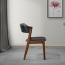 Enzo - Dining Chair (Set of 2) - Black / Brown by HouseOfZazla