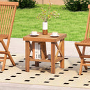 Outdoor Side Table with Storage Shelf for Small Space by DirectDeals