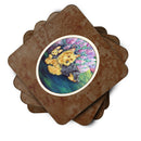 Australian Terrier and Puppy Foam Coasters Set of 4 Cup Coasters for Indoor Outdoor, Tabletop Protection, Anti Slip, Mouse pad Material