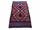 3X5 Vintage Handmade Tribal Wool Rug Balouchi Rug Afghan Rug Red 2' 8" X 4' 8"