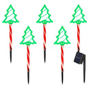 5PCS Christmas Pathway Lights with 8 Modes & Waterproof Design