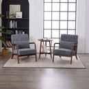 Accent Chair With Pillow And Wood Frame by HouseOfZazla