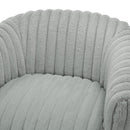 Alexa - Barrel Swivel Chair - Gray by HouseOfZazla