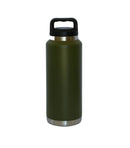 36 Oz Stainless Steel Twist-Off Cap Water Bottle - Dark Green by creativegiftsdirect