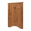 Triangle Bathroom Storage Cabinet With Adjustable Shelves, Freestanding Floor Cabinet For Home Kitchen by HouseOfZazla