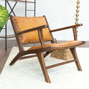 Daniel - Arm Chair - Brown / Tan by HouseOfZazla
