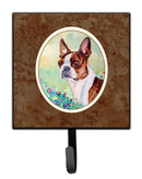 Red and White Boston Terrier Leash or Key Holder Wall Hooks, Key Hooks Holder, Coat Rack Wall Mount, Coat Hooks, Hooks for Hanging Keys, Towels, Aprons, Leashes