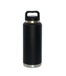 36 Oz Stainless Steel Twist-Off Cap Water Bottle - Black by creativegiftsdirect