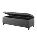 Elegant Design Tufted Top, Soft Close Storage Bench by Unique Piece Furniture