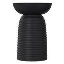Boyd - Ribbed Accent Table - Black