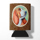 Basset Hound Can or Bottle Hugger Cooler Sleeve for Standard 12 oz Cans, Insulated Foam Beer & Soda Can Hugger Reusable