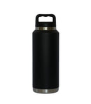 36 Oz Stainless Steel Twist-Off Cap Water Bottle - Black by creativegiftsdirect