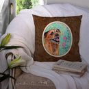 Border Terrier Throw Pillow - 14x14 Decorative Pillow – Art for Your Home & Patio 7228PW1414