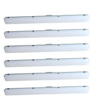 50"w Linear Vapor Tight 1-Light Integrated LED Light Strip [6 PACK] by RP Lighting