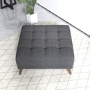 Addison - Square Upholstered Ottoman by HouseOfZazla