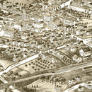 Vintage Map of Lowville, New York 1885