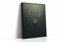 Crowned Stag in Forest Shadows