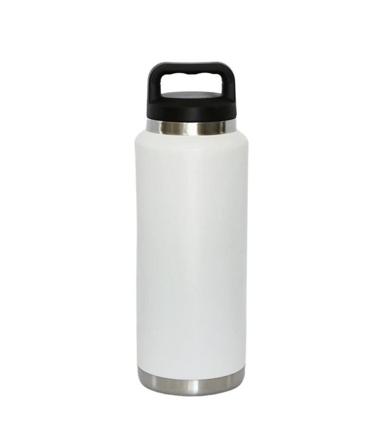 36 Oz Stainless Steel Twist-Off Cap Water Bottle - White, photo 3 of 3