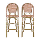 Outdoor PE Rattan French Barstool Set by HouseOfZazla