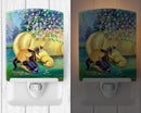 Great Dane and puppy Ceramic Night Light Compact, UL-Certified, Ideal for Bedroom, Bathroom, Nursery, Hallway, Kitchen, 6x4x3, Multicolor