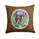 Blue Great Dane Throw Pillow - 14x14 Decorative Pillow – Art for Your Home & Patio 7235PW1414