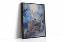 Moonlit Watch of the Snow Leopard
