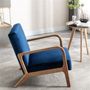 Classic Mid-Century Modern Accent Chairs, Open Framed Armchair With Cushioning by Unique Piece Furniture