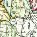 Vintage Map of Northern Holland 1665