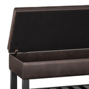 Cosmopolitan - Storage Ottoman Bench With Open Bottom by Unique Piece Furniture