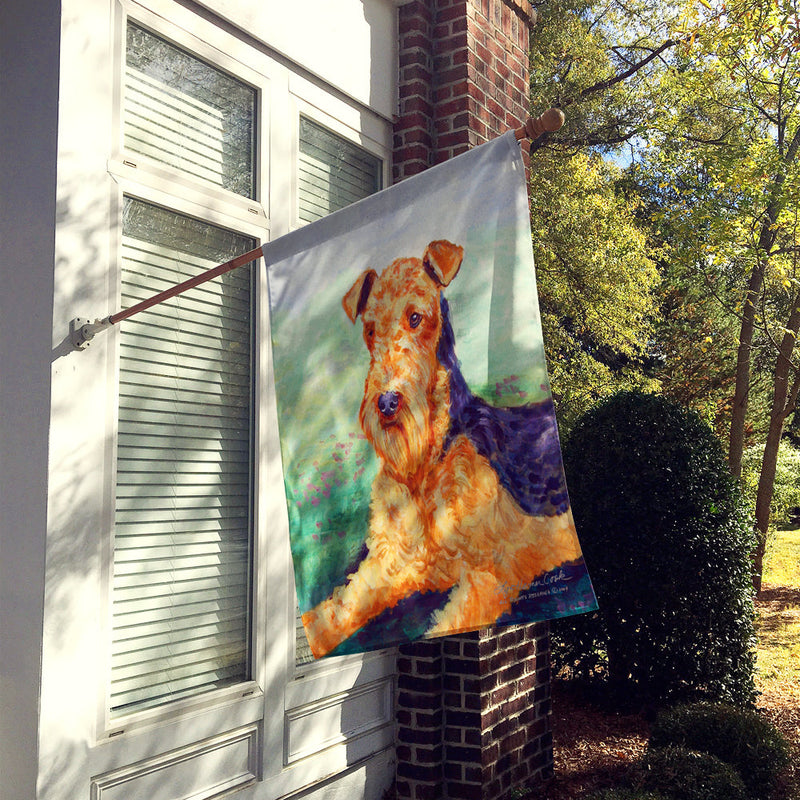 Airedale Flag Canvas House Size