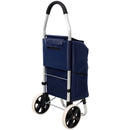 Foldable Shopping Trolley With Wheels And Waterproof Bag - Blue by HouseOfZazla