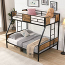 Modern Metal Bunk Bed With Dual Side Ladder And Metal Desig by Unique Piece Furniture
