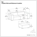 Rex - Handcrafted Sectional Sofa And Ottoman