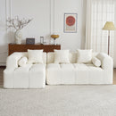 Sectional Free Combined Sofa With 2 Side Pockets by HouseOfZazla