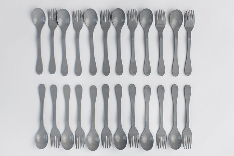KNORK Eco 24 Pack Bamboo Flatware Set
