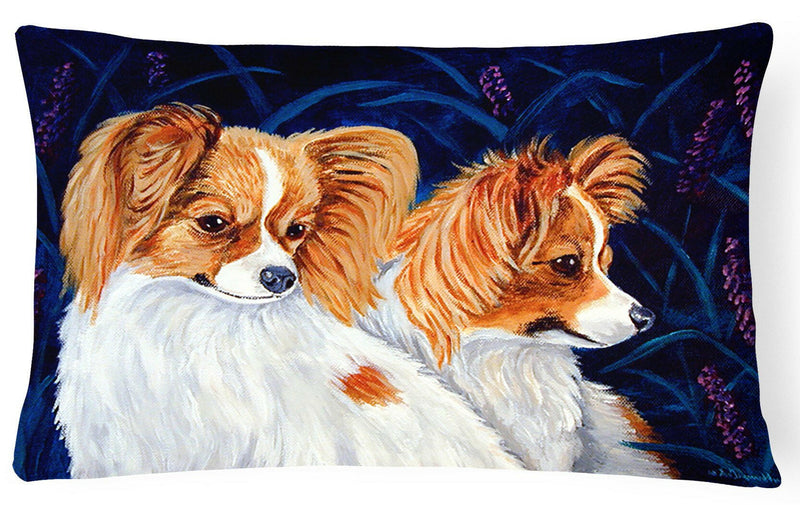 Papillon Decorative   Canvas Fabric Pillow