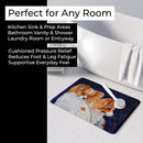 Papillon Memory Foam Kitchen Mat Machine Washable Anti-Fatigue Cushion Comfort Bath or Kitchen Rug