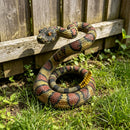 10'' Western Diamondback Rattlesnake Statue
